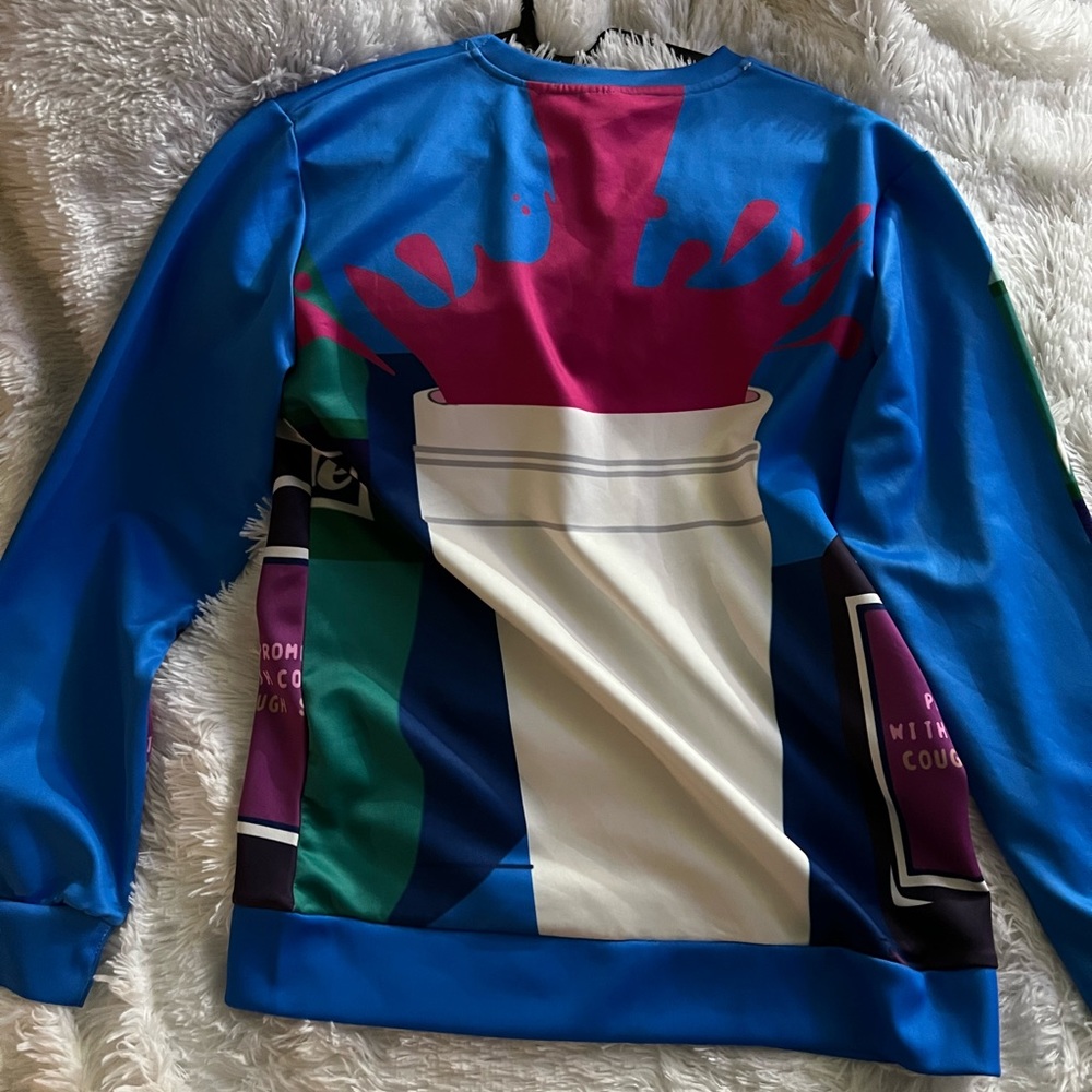 Sweater lean print